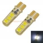 Светодиодная лампа T10 6SMD 5050 Silicone cover + обманка